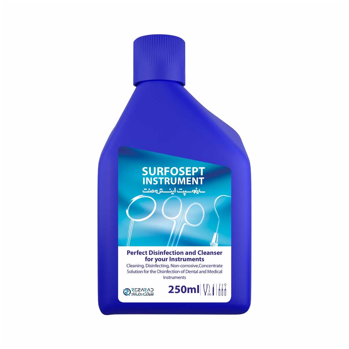 Surfosept-Instrument-1200x1200 محلول ضدعفونی کننده ابزار سارفوسپت اینسترومنت 250 میل - تصویر 1